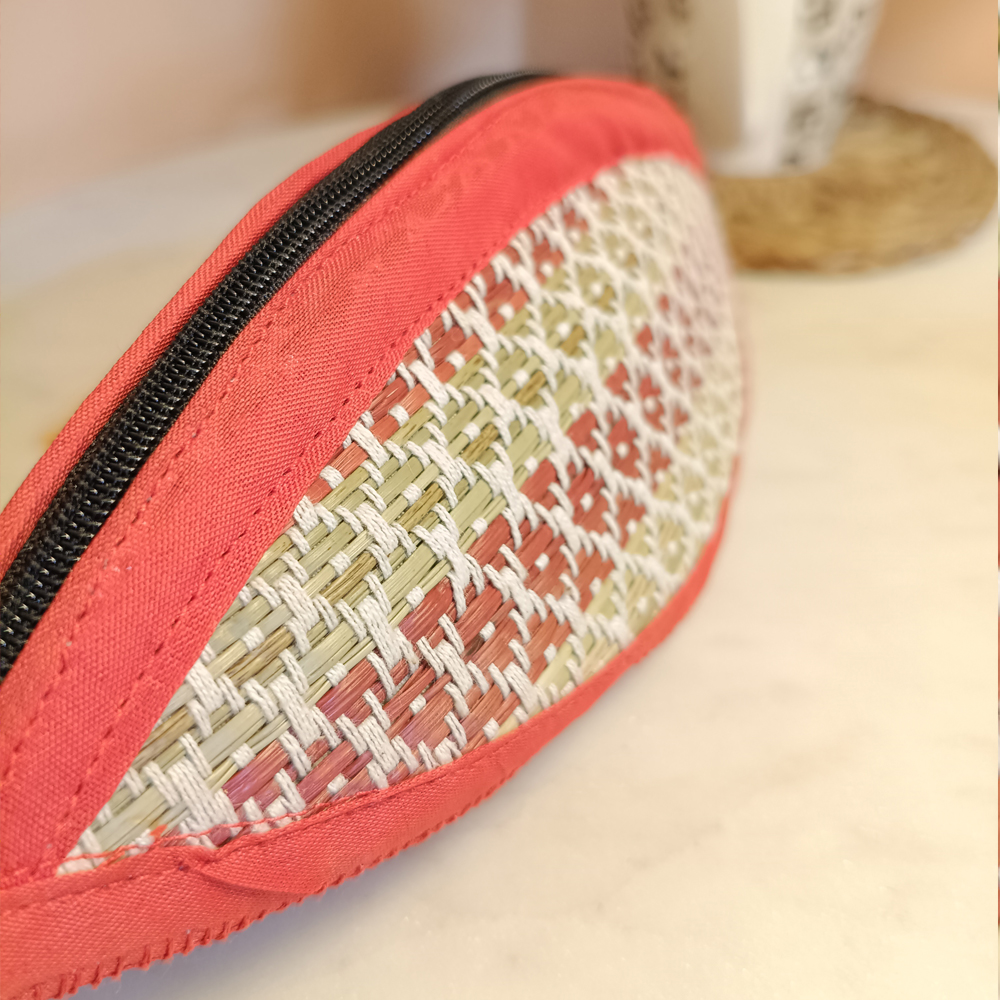 Handcrafted Madurkati Utility Pouch – Artisanal Multi-Purpose Zipper Bag - View 4