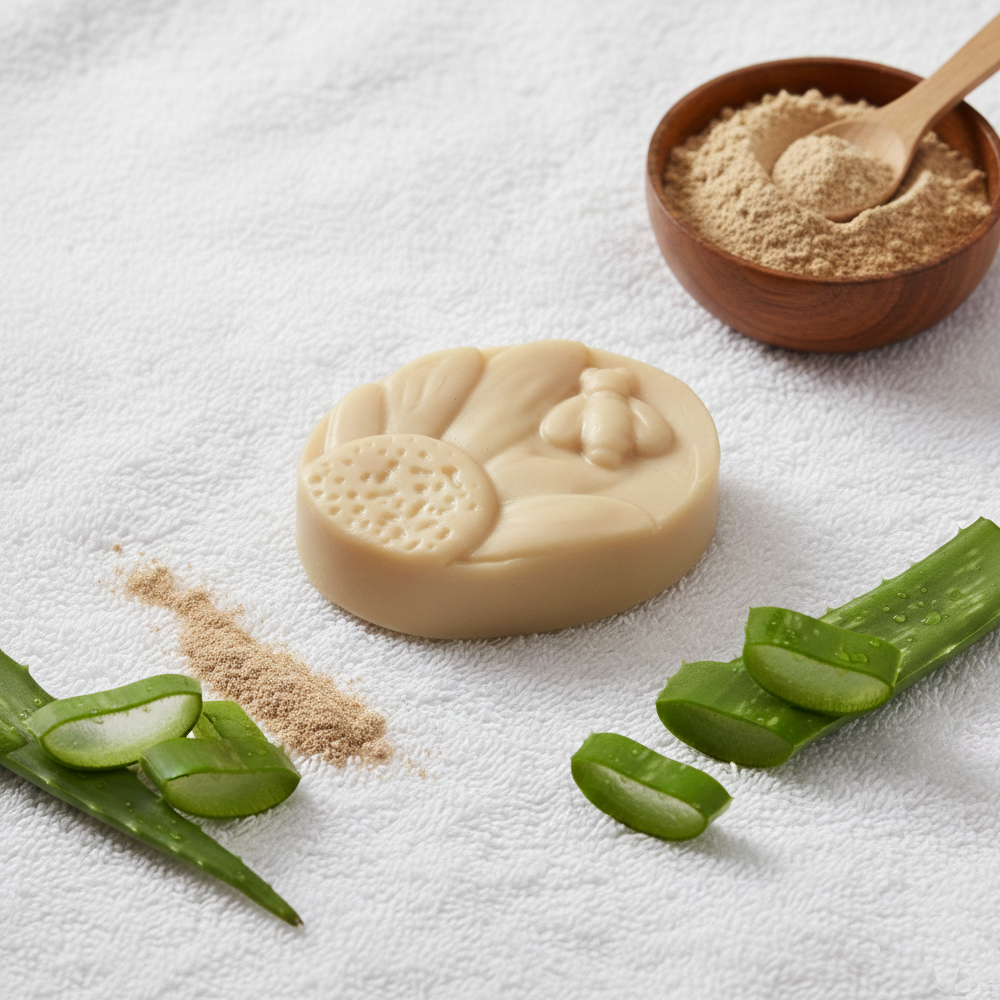 Moisture-Rich Sandalwood Bloom | Sandal + Aloe Vera | Set of 5 - View 4