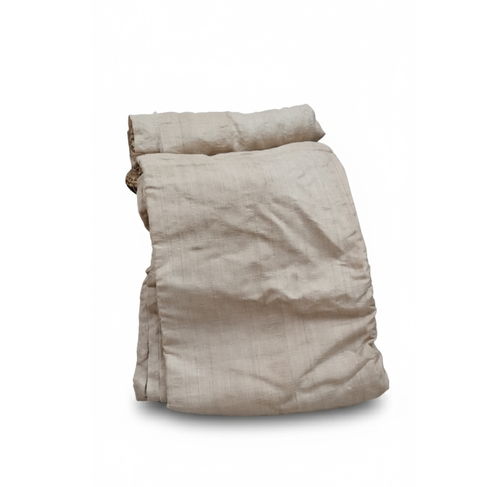 Premium 100% Pure Handloom Tussar Silk (Kosa Silk) Fabric Roll (13 Meter) | Ideal for Custom Garments - View 2