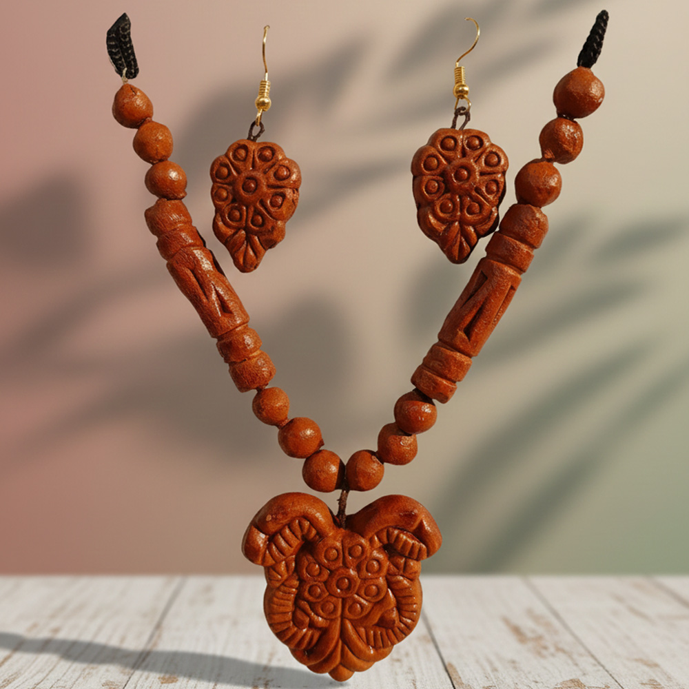 The Heritage Collection: Handcrafted Terracotta Jewellery Sets - View 2