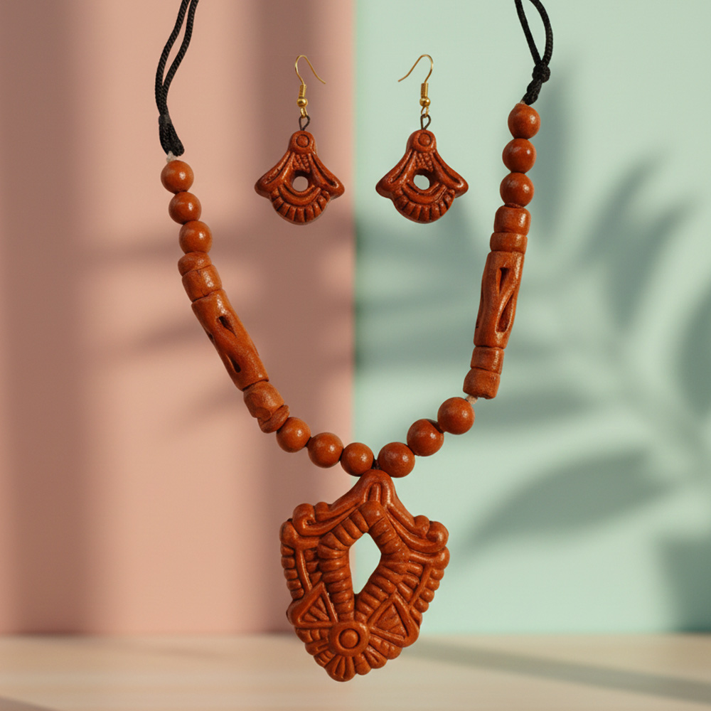 🔥 Artistry from Earth: Handcrafted Terracotta Jewellery Collection - View 2