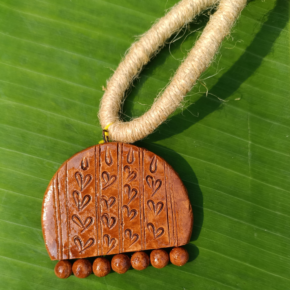 Artisan Handcrafted Terracotta Statement Necklaces